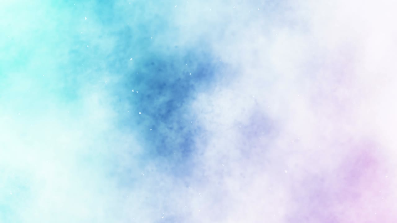 Farbiger Rauchsprühnebel. Abstrakter Rauchdampfausstoß. Nebelspritzer. Alkohol-Tinte und Aquarell auf farbenfrohem Hintergrund. Platz für Text. Schleifenanimation.