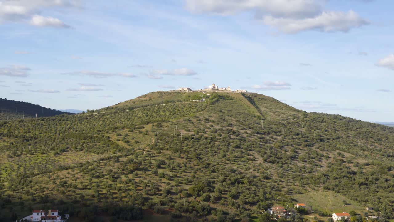forte da nossa senhora da graca fortaleza vista desde elvas en alentejo, portugal