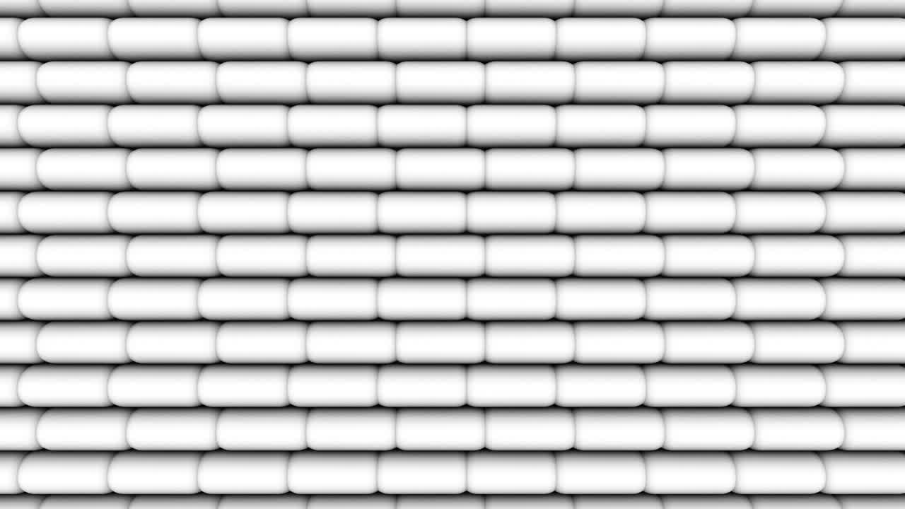 esferas caprichosas que se arrastran en círculo sobre un fondo de gradiente.