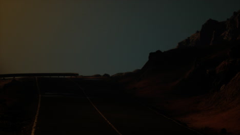 abandoned road at the atlantic coast of scotland