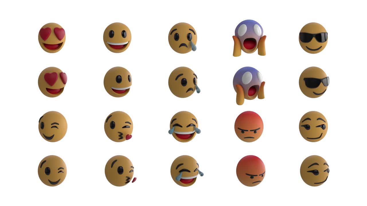Emoji icons 4k