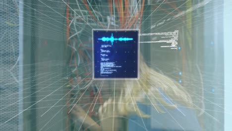 Animation-of-data-processing-over-screen-and-computer-servers