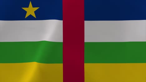 central african republic waving flag 4k moving wallpaper background