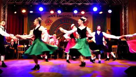 dynamic traditional dance performance at a cultural festival