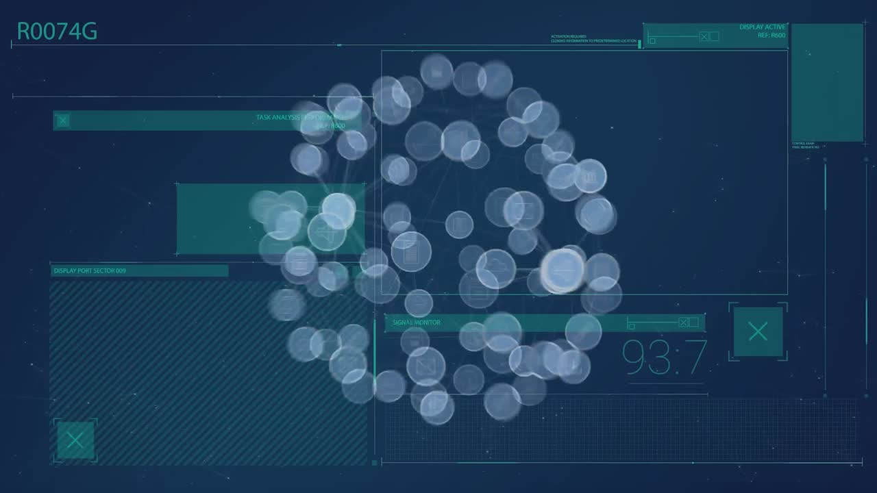 연결 네트워크의 애니메이션