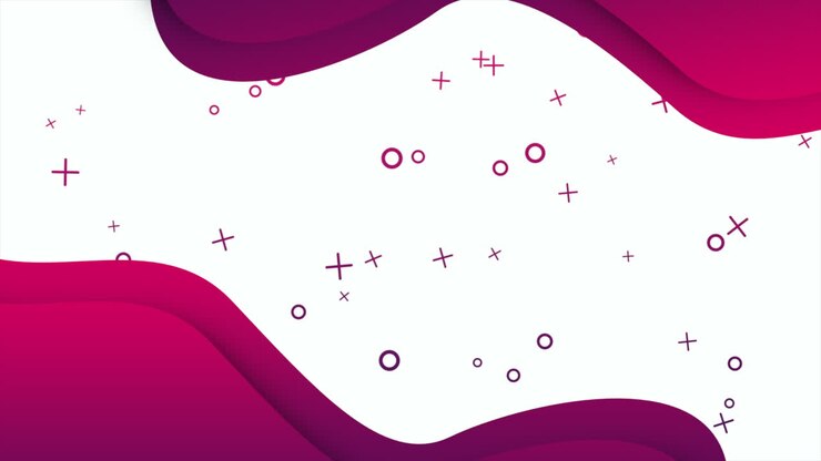 gerakan bentuk geometris abstrak dan latar belakang berwarna-warni 13