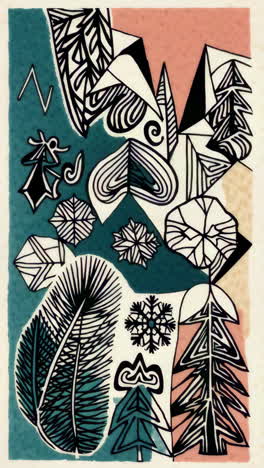 abstract geometric nature pattern