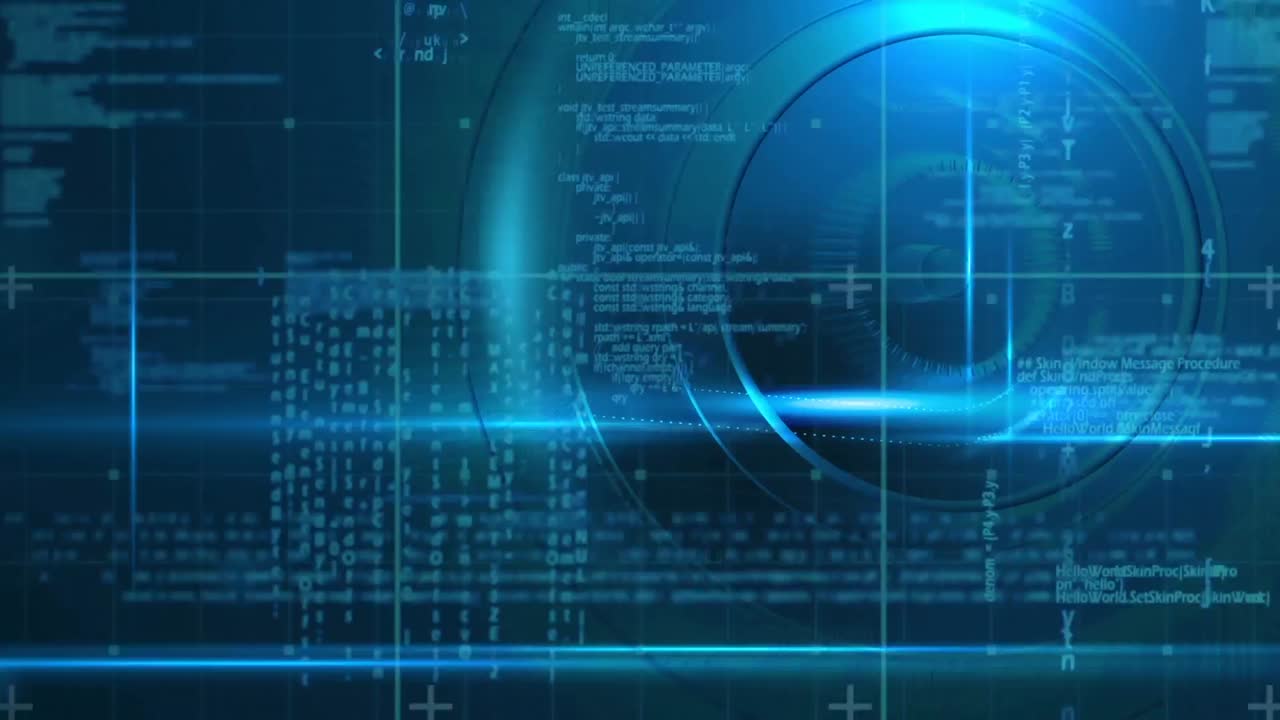 Animation of scope scanning and data processing