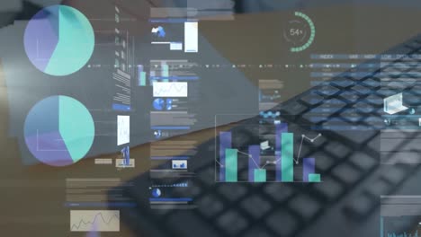 animación del procesamiento de datos en lugar de tomar notas a mano