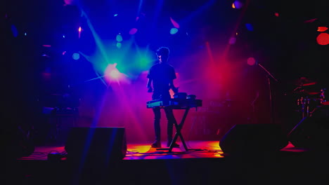 dj performance on stage