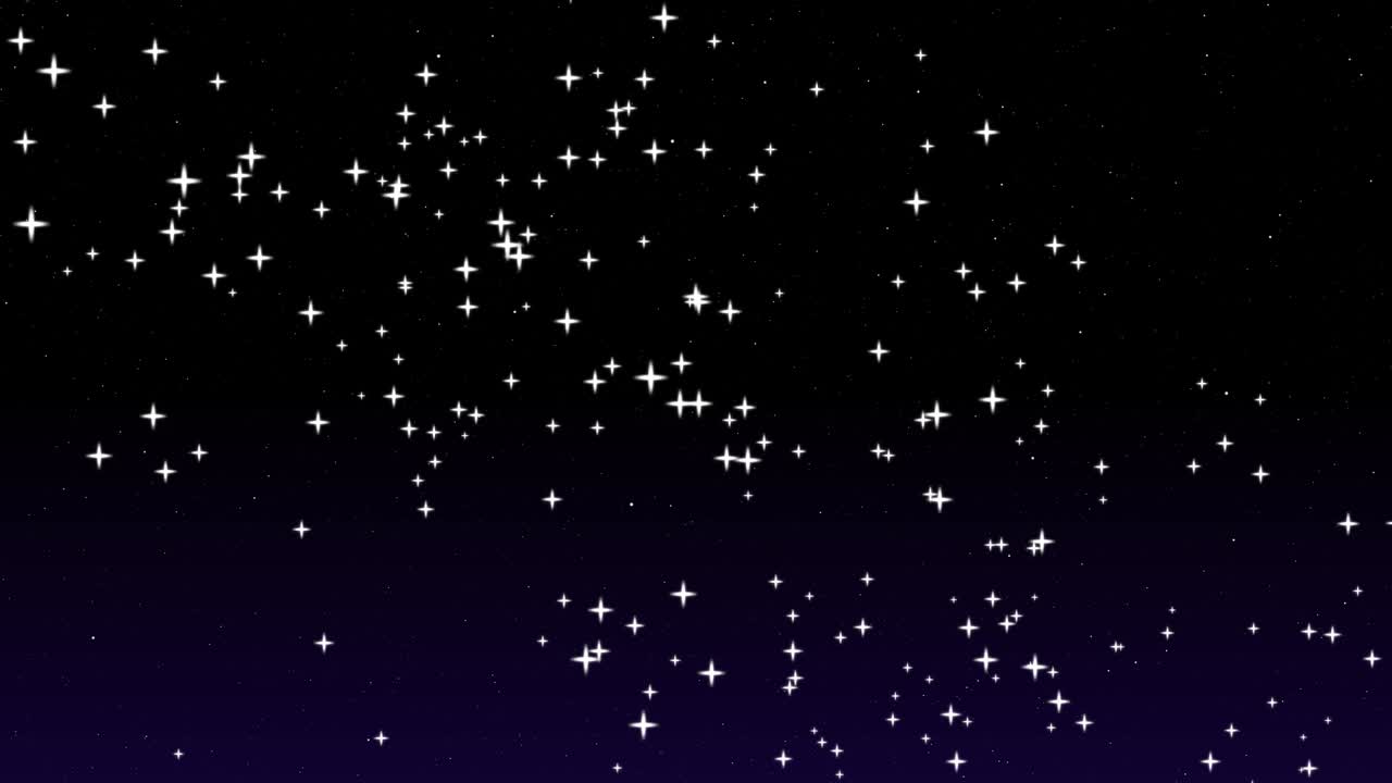 Meteor univers partikkelanimasjon bevegelsesgrafikk.