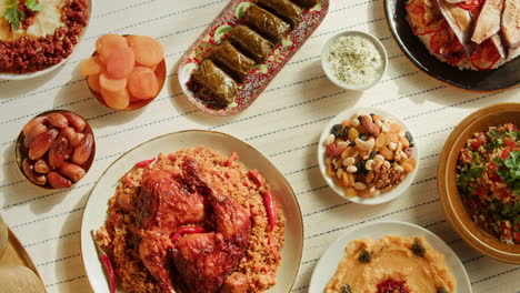 a delicious middle eastern feast