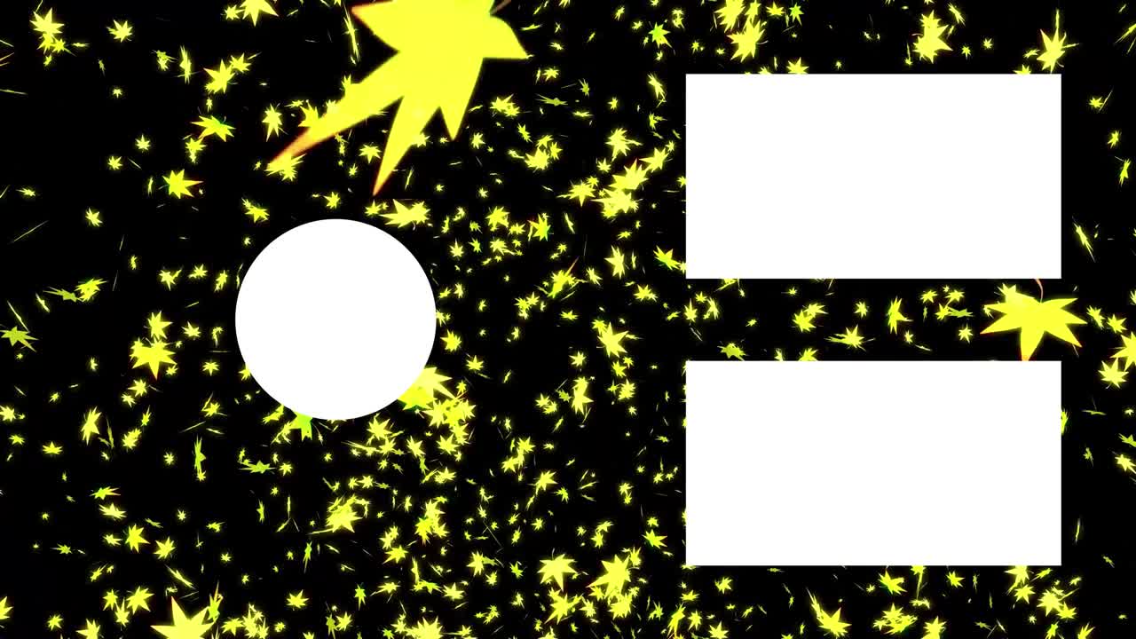 가을 잎 입자 유튜브 엔드 카드 엔딩 스크린 모션 그래픽