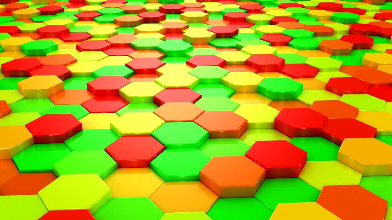 los panales de miel animados cambian de color