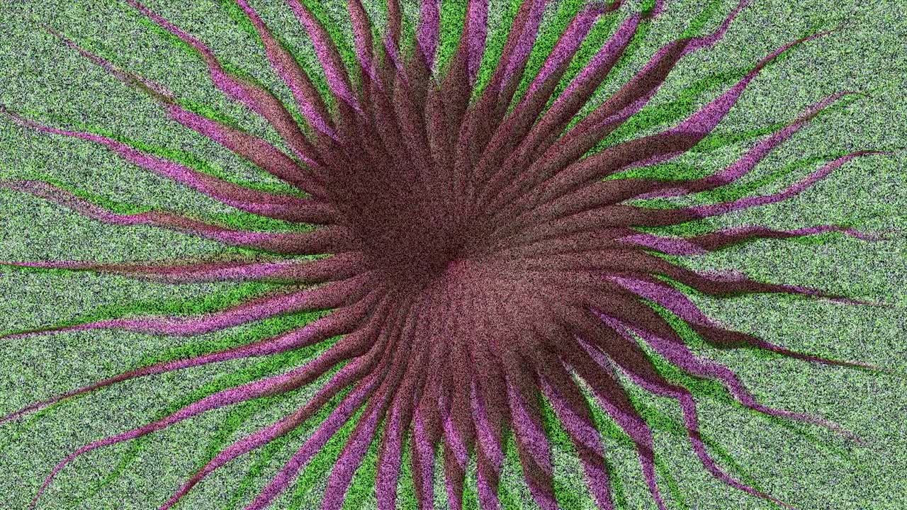 fondo abstracto estilizado estrella psicodélica