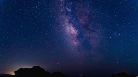 milky way galaxy at night