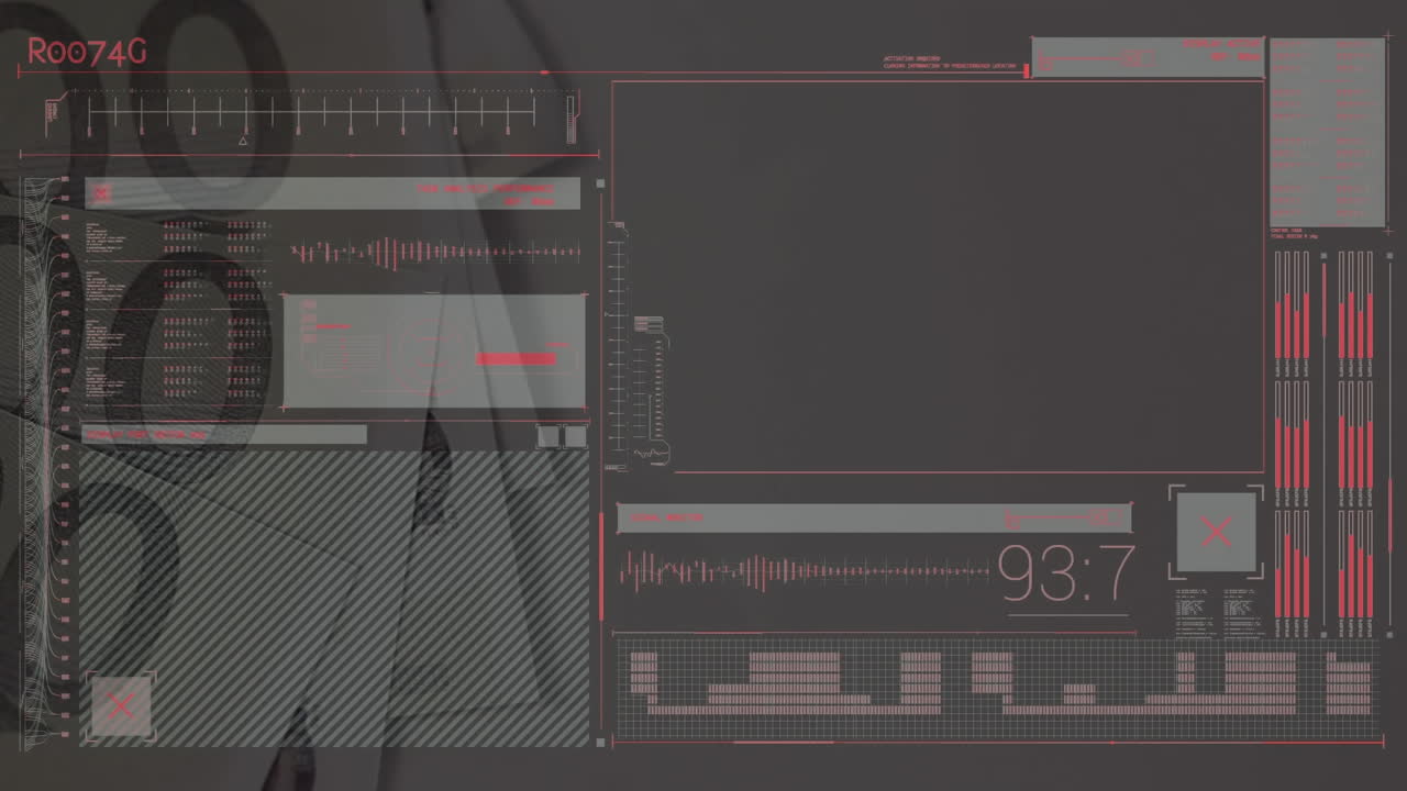 유로 지폐에 대한 데이터 처리의 애니메이션