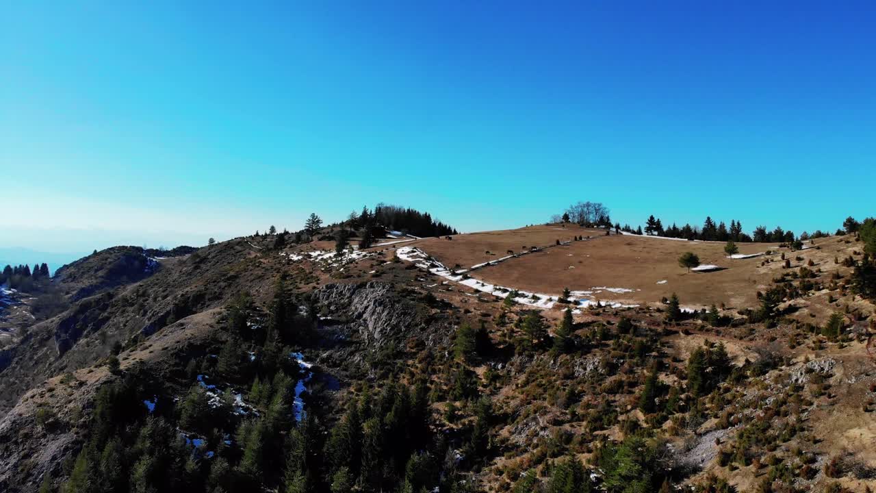 A droneshot that I took during my hike at Bukovik, Sarajevo.