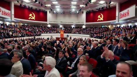 large political gathering