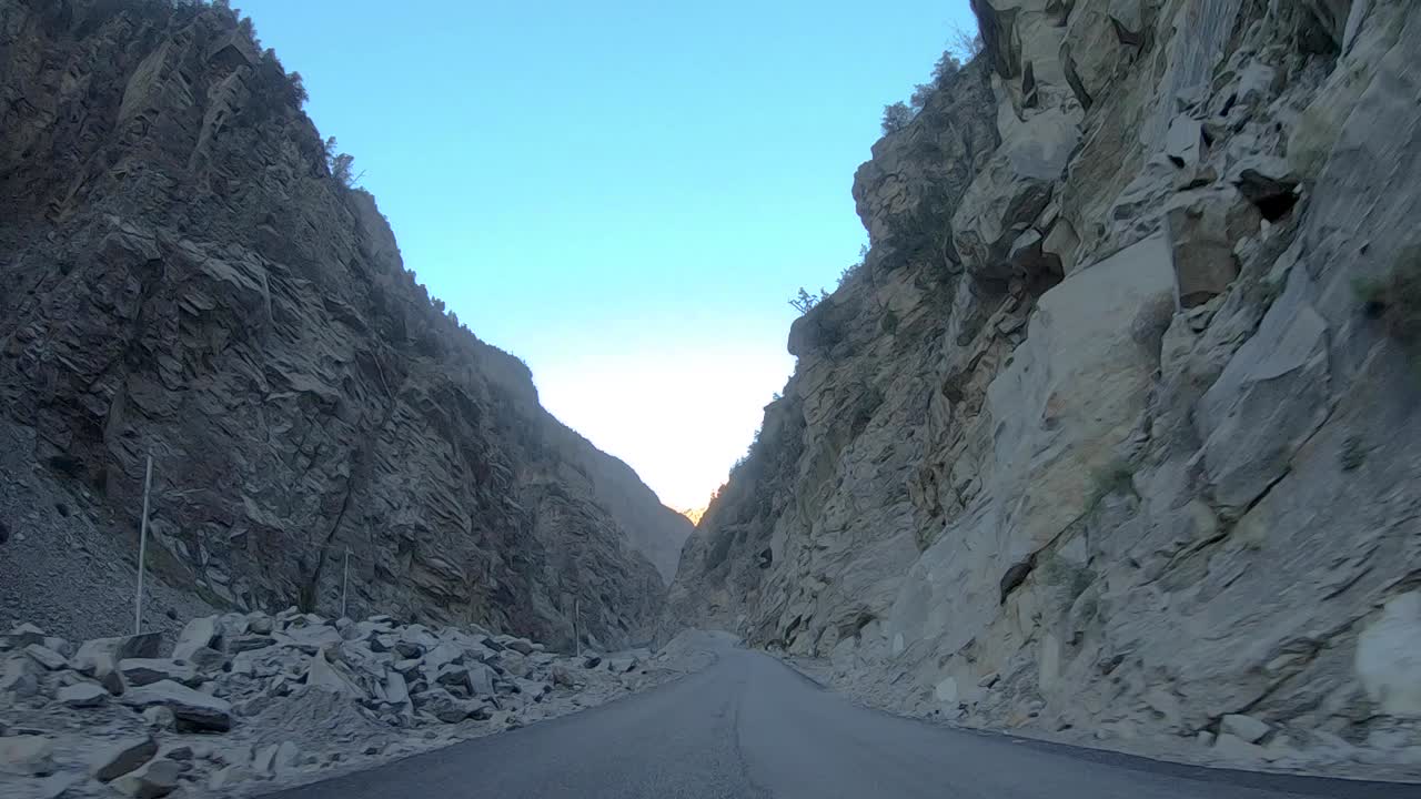 파란 시간 운전 영상