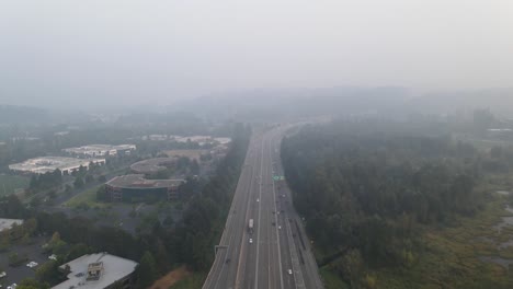 incendio en la ciudad de bellevue, seattle