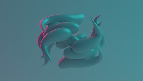 formas abstractas de neón