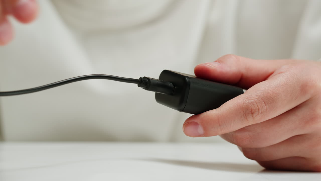 Connecting a phone charger