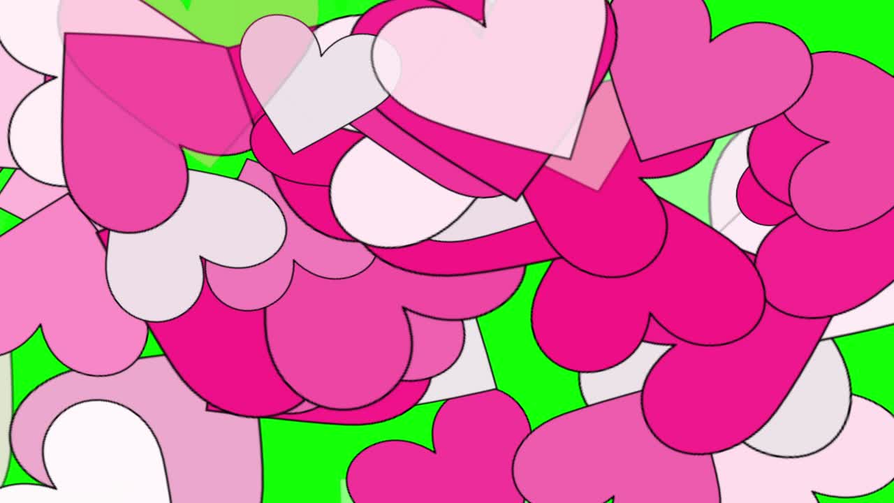 녹색 스크린과 심장 움직임