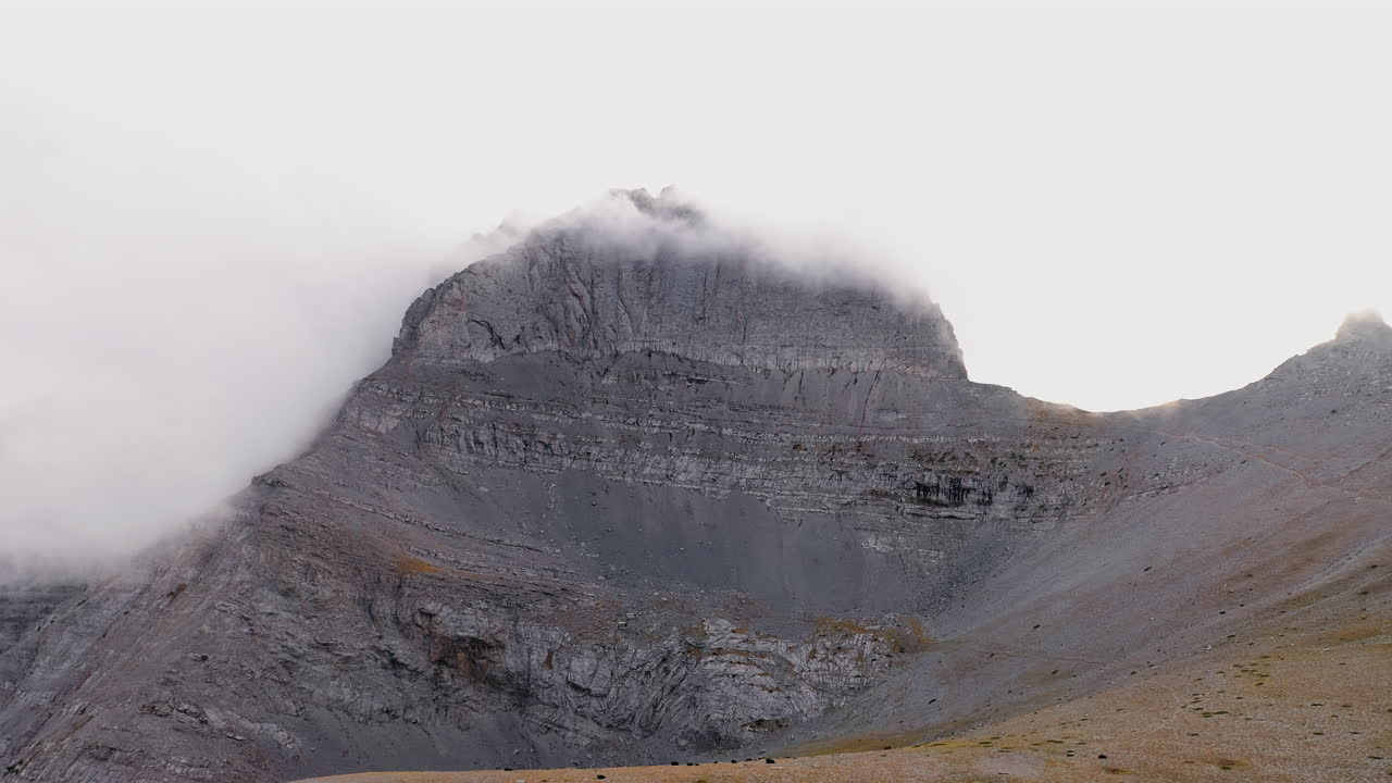 Gunung Olympus, Yunani. Lanskap pegunungan, dataran tinggi, Takhta Zeus, Mitologi Yunani.
