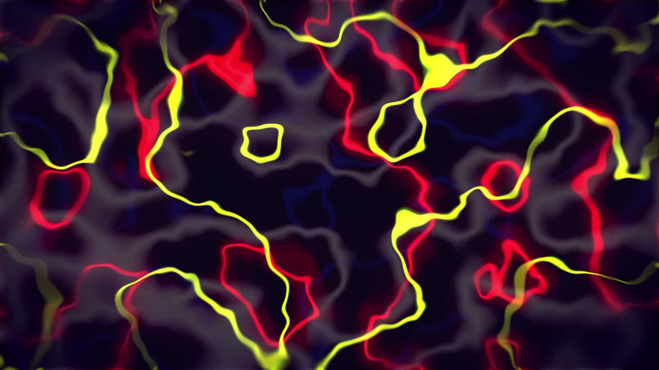 animación de línea completa de color abstracto de 4k - bucle