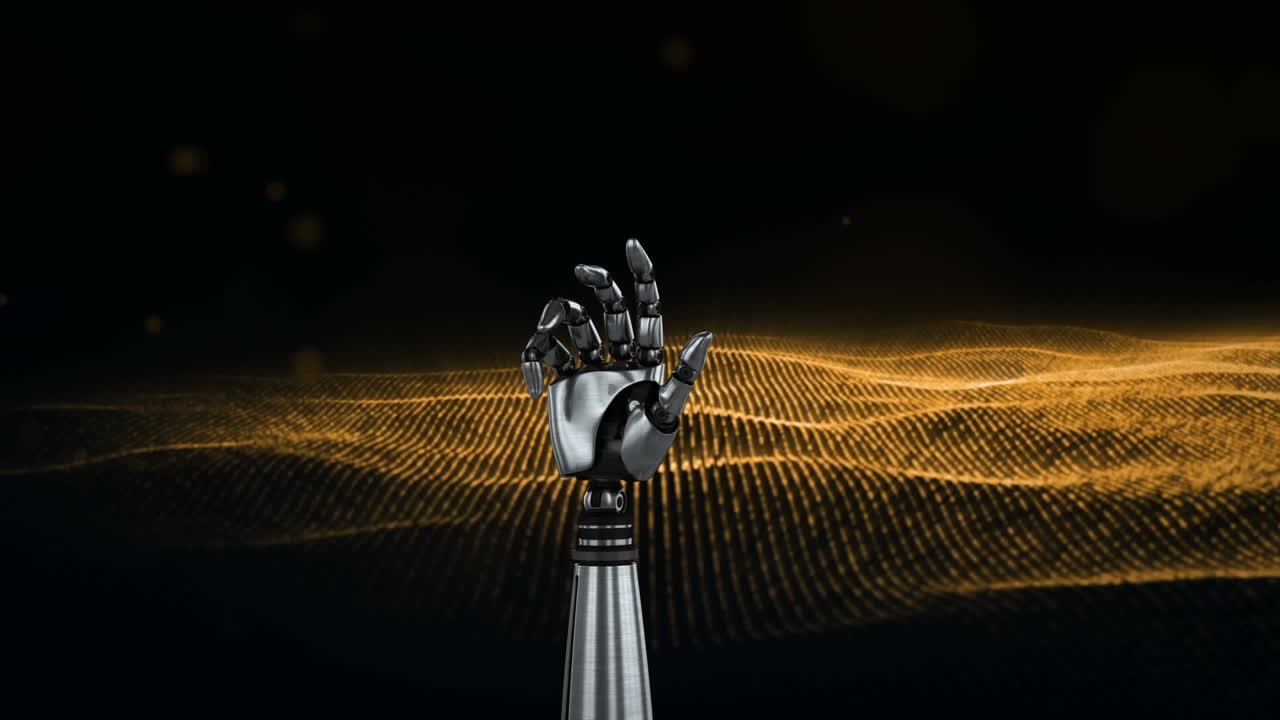 el brazo robótico futurista