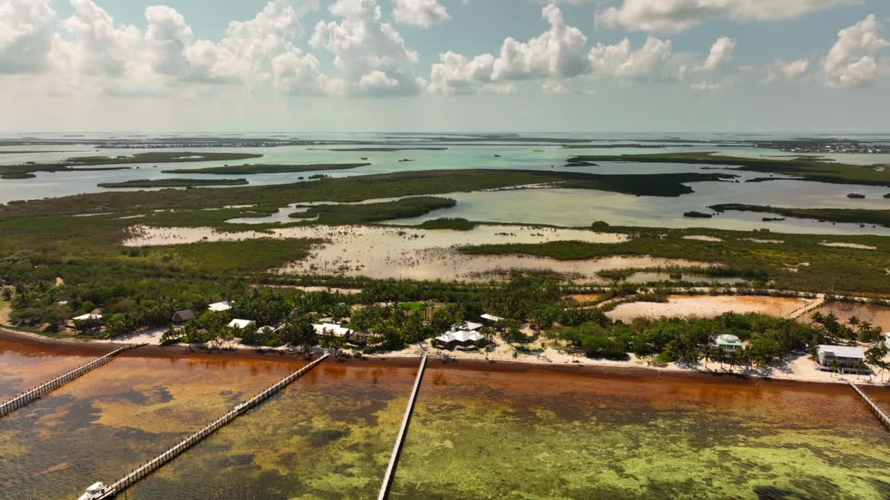 5k 드론 비디오 sugarloaf 키 플로리다