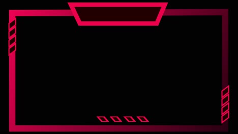 technology futuristic hud scifi frame viewfinder display interface screen animation background sci