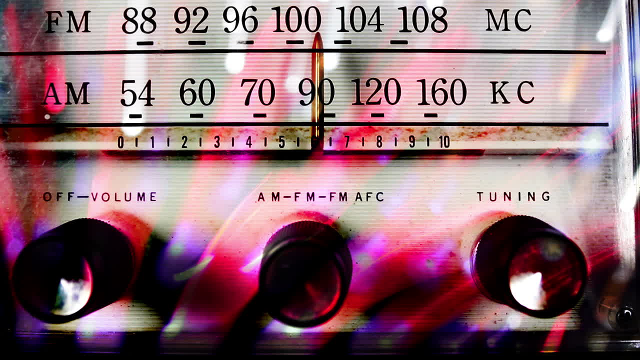 빈티지 라디오 다이얼 07