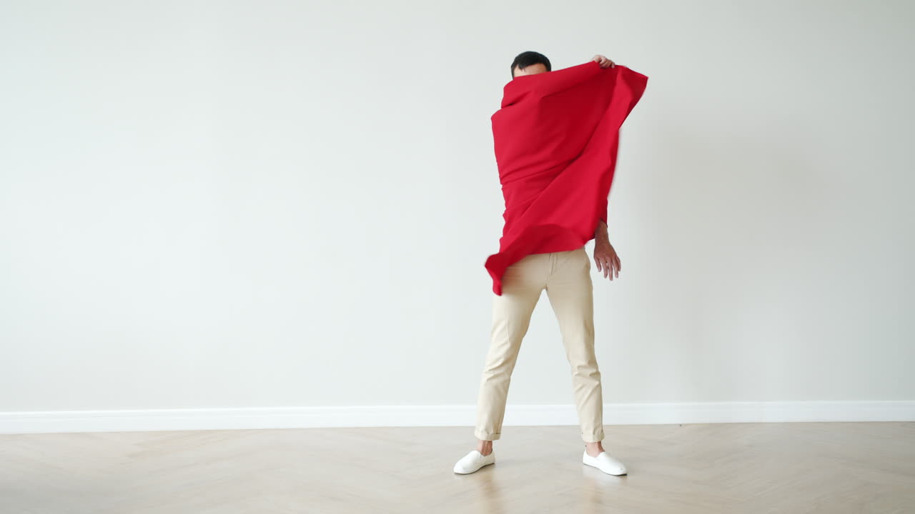 Man in Superhero Costume