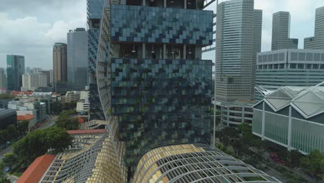 el horizonte de singapur con edificios arquitectónicos modernos de gran altura