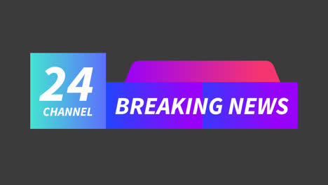 motion graphic of breaking news banners collection