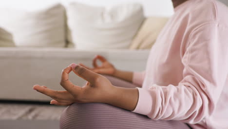 woman doing yoga