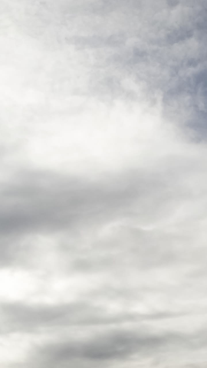 White clouds flowing on summer. Time lapse of cloudy sky environment.