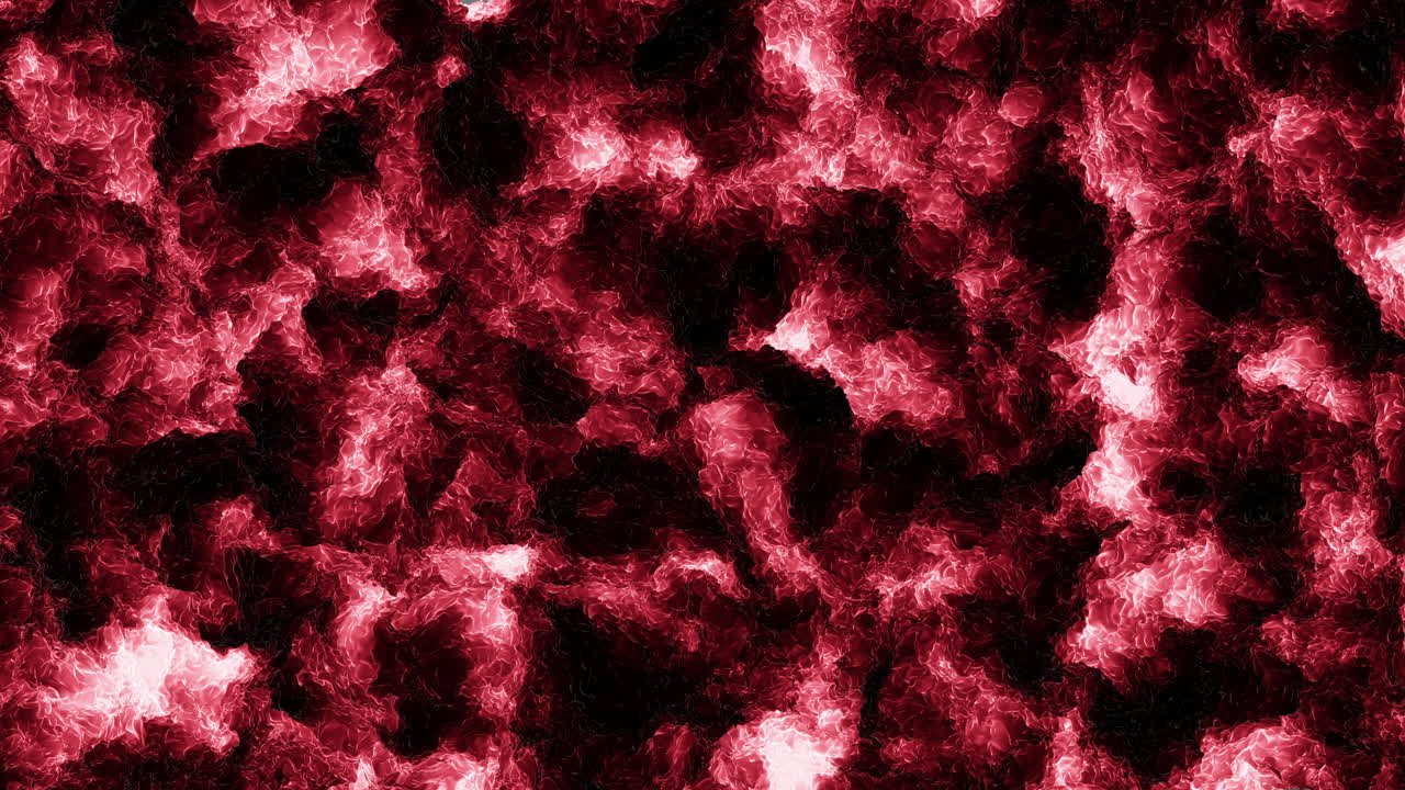 An abstract depiction showcasing vivid red and black flames, creating a visually striking and intense composition with deep, fiery tones