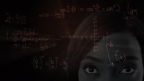 Animación-De-Ecuaciones-Matemáticas-Sobre-Mujer