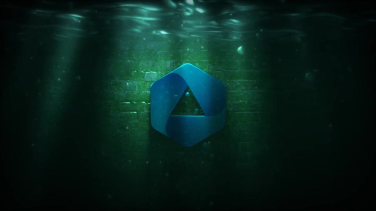 Deep Water Logo Animation with Dynamic Moves, Easy to Customize With Color Controls. No plug-in required.