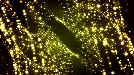 túnel de brillo de luz