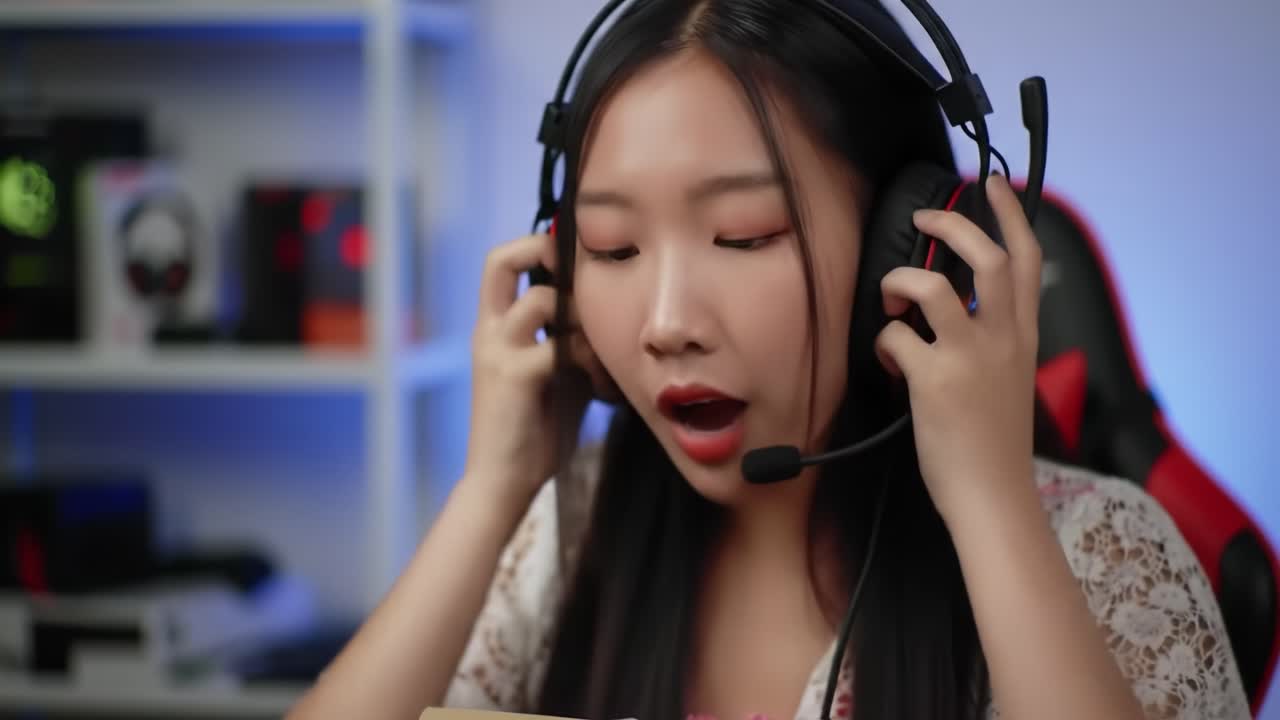 Unboxing a Gaming Headset: A Step-by-Step Journey of Exploration and Excitement as Accessories Come to Life in a Modern Gaming Setup