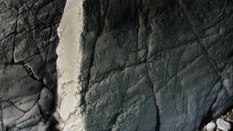 close up of rocky stones formation