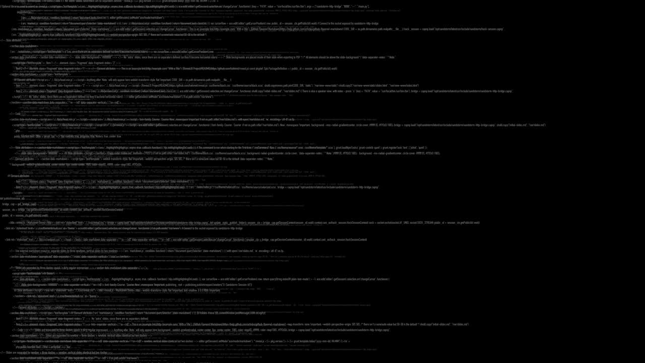 4k hacker texto y animación