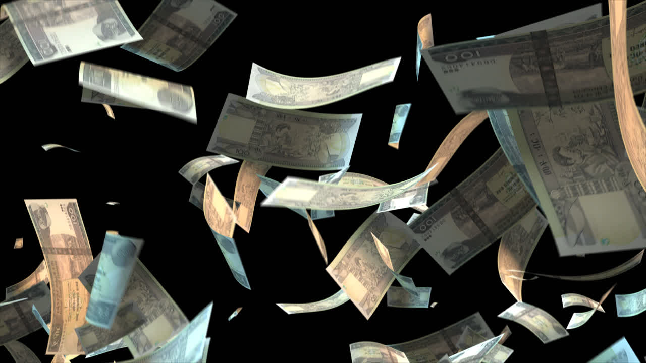 떨어지는 돈 애니메이션