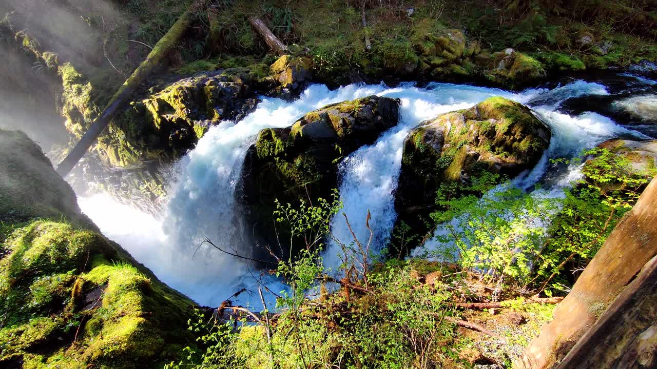 Sol Duc Waterfall in Olympic National Park, USA