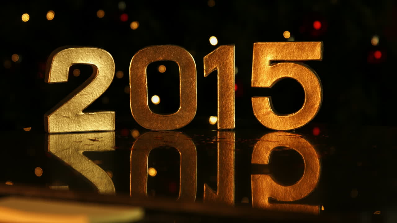 2015 sign for new year