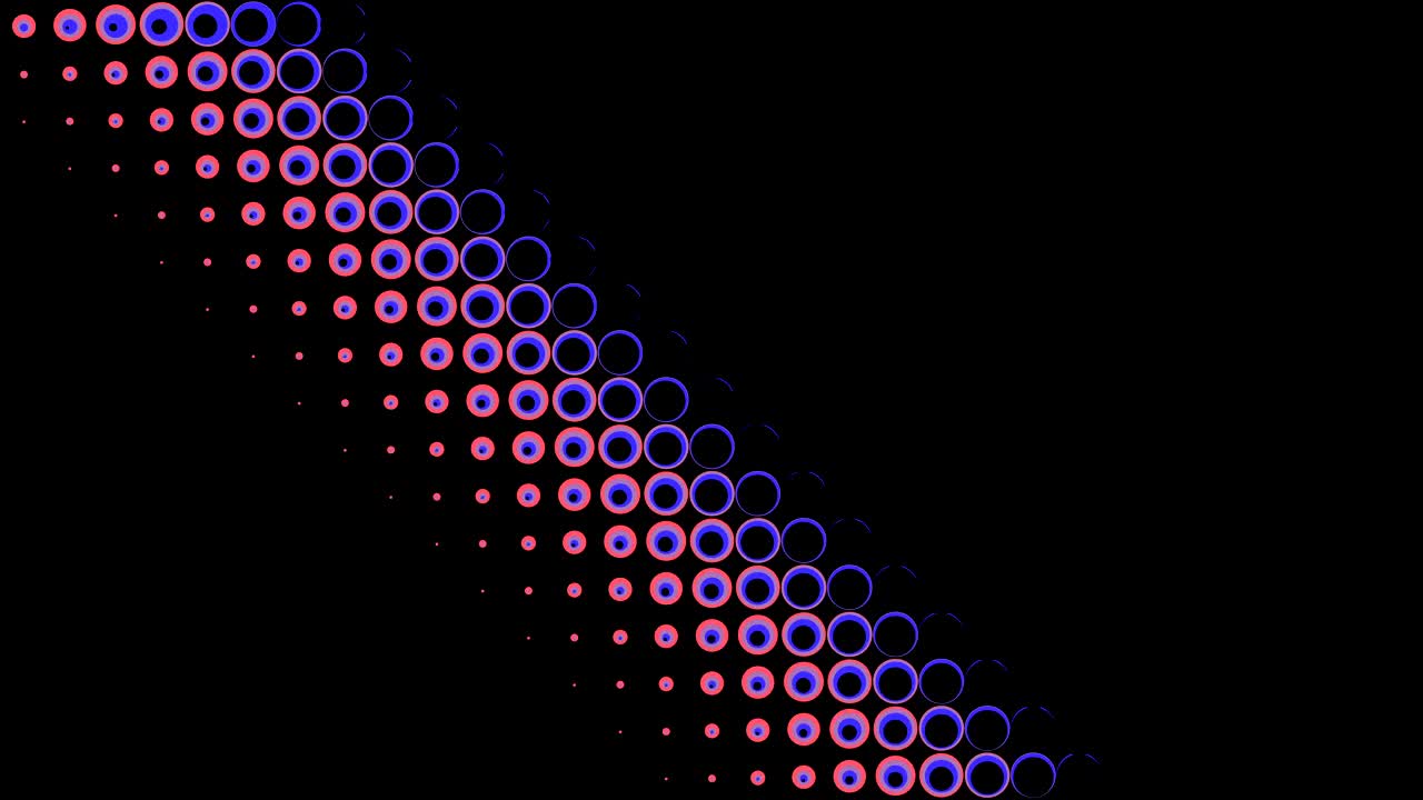 circle transition abstract background